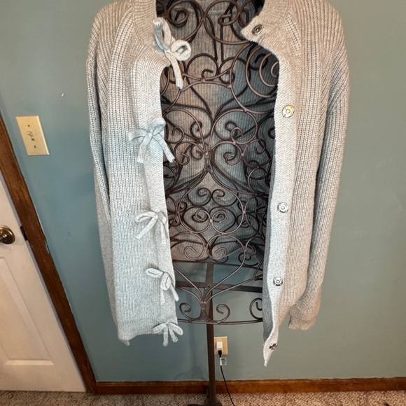 Girlcore Cottagecore On Trend Bow Sweater - Picture 4 of 9